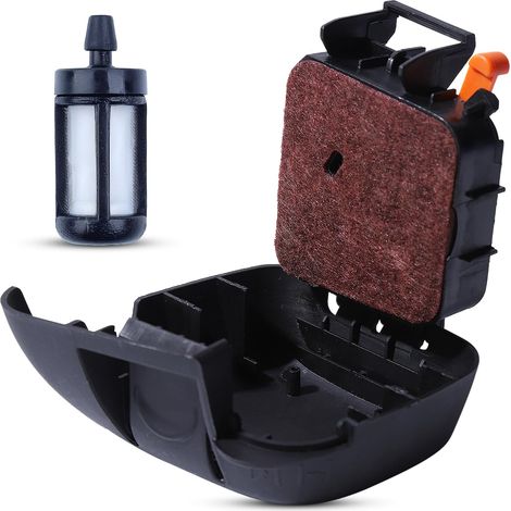 Kit filtre à air et boîtier de couverture pour Stihl FS38 FS45 FS46 FS55 FC55 FC55DZ FC55Z HL45 HL45Z HL45DZ KM55 KM55C KM55R Débroussailleuse (1/5)
