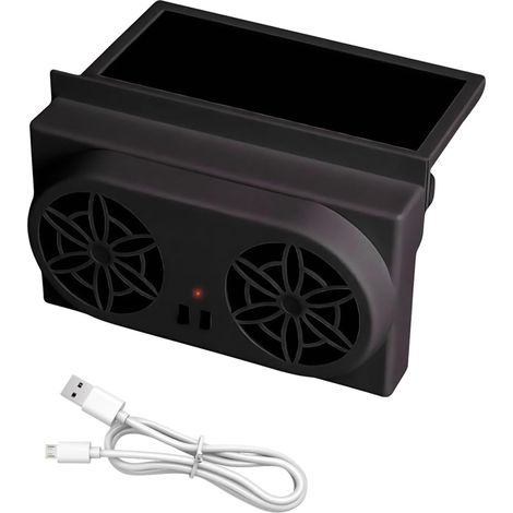 Ventilateur Extracteur Solaire Auto Aérateur Portable Électrique (1/5)