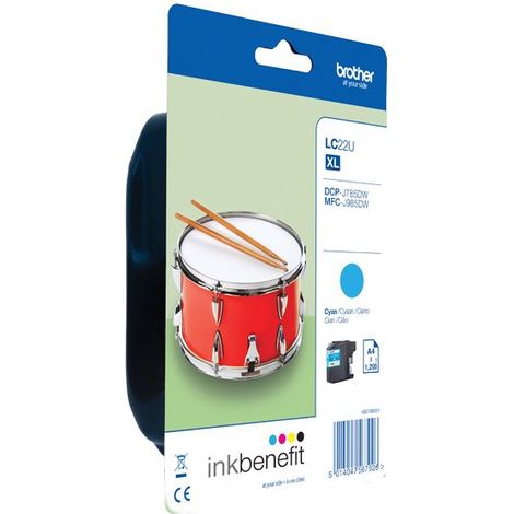 LC-22UCBP cartucho de tinta Original Cian