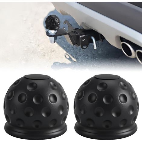 2er Set Anhängerkupplung Abdeckung 50mm Gummi Kugelkopfabdeckung (1/5)