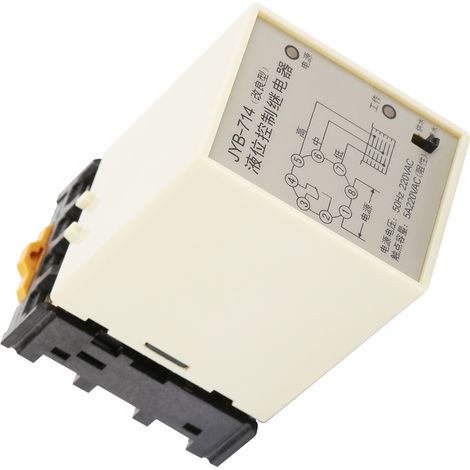 Relais de niveau de liquide JYB-714 avec base 220 V (1/5)