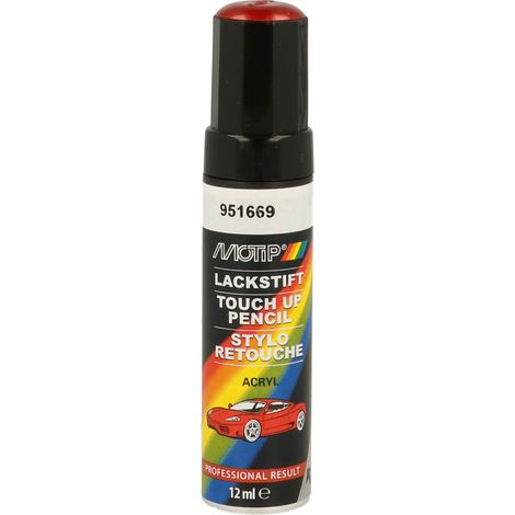 PINCEAU RETOUCHE KOMPAKT 951669 ROUGE METALLISE 12 ML MOTIP
