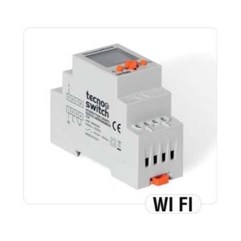 Interruttore Orario Giorn/Settim Wi-Fi 230V 2Di (Tecnoswitch Cod. Or913Di) (1/3)
