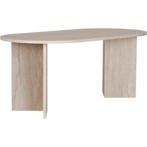 Tavolo da pranzo con bordi arrotondati L180 cm - SABLE
