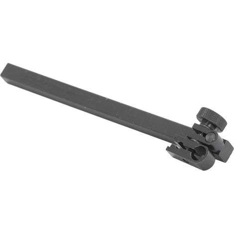 Support indicateur à cadran en alliage d'aluminium, barre porte-comparateur robuste et portable 9 x 9 x 150 mm avec pince pivotante et manchon (1/5)