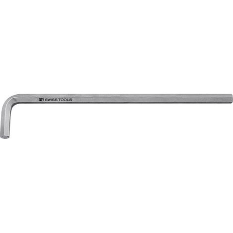 PB Swiss Tools Sechskant-Winkelschraubendreher, lang, verchromt, 2,5 mm (1/2)