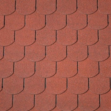 Easy Biber-Dachschindeln ziegelrot 80x33,6 cm Schindel Dachschindel Biberschwanz