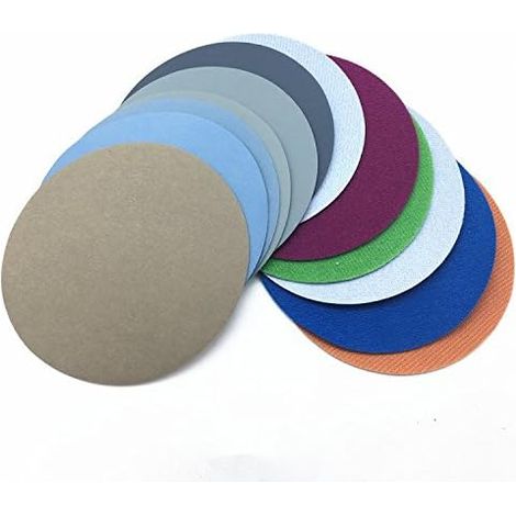 Disque Abrasif - 74 mm à 80 mm - Grain 1500 à 10000 - Pour Bois Métal et Surfaces Diverses - 30 Pièces