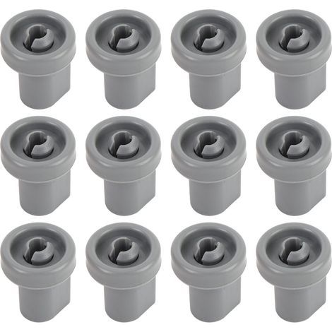 Ortviai Roulettes pour panier inférieur de lave-vaisselle – Kit de 12 roulettes en PP robuste et flexible (1/5)