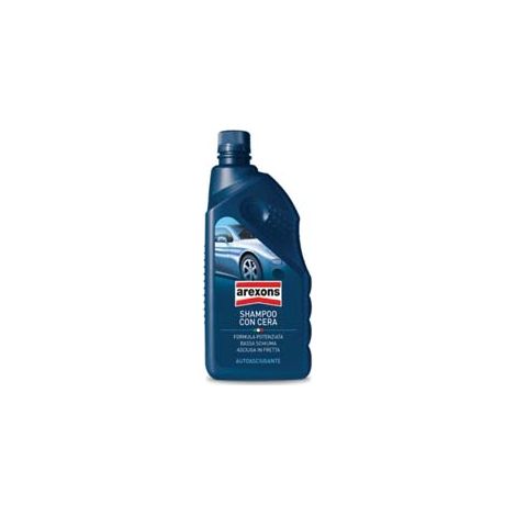 Shampoo con Cera Autoasciugante 1000 ml in Flacone (8358) Arexons 2 Pezzi