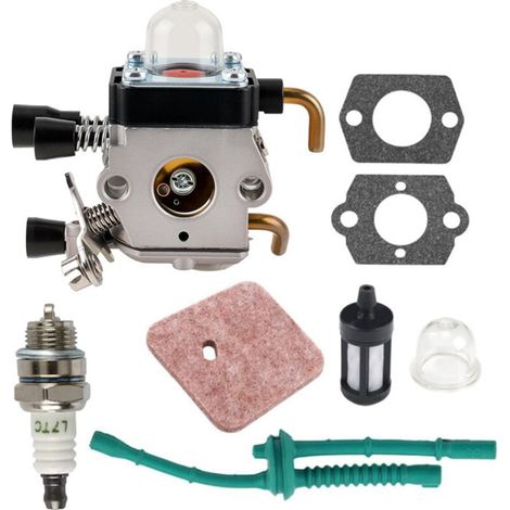 Carburateur C1Q-S97 avec kit de Conduite de Carburant Filtre à air pour SSTIHL FS38 FS45 FS55 KM55 FS75 Coupe-Herbe Mangeur de Mauvaises Herbes