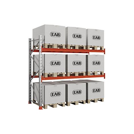 kaiserkraft Scaffalatura portapallet zincato/arancione alt (1/3)