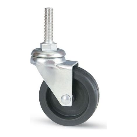24PZ RUOTA GIREVOLE PER MOBILI art.220B mm. 35-perno M8x30