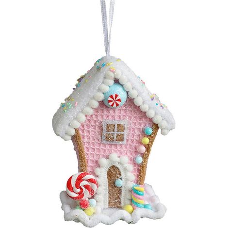 Weihnachtsbaum-Anhänger mit Eiscreme-/Hütten-/Schneemann-/Pferdemotiven für die Feiertage, Heimdekoration und Partyzubehör (1/5)