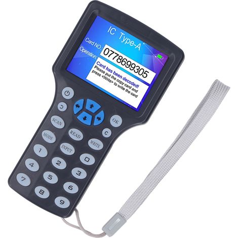 Copieur de badges RFID NFC avec écran couleur 2,8 pouces, lecteur-écrivain de cartes UID, porte-clés HD, duplicatrice sans fil pour contrôle d'accès