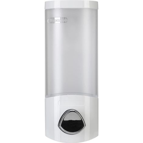 Croydex Euro Soap Dispenser Single White, Pump Dispenser for Bathrooms (1/5)