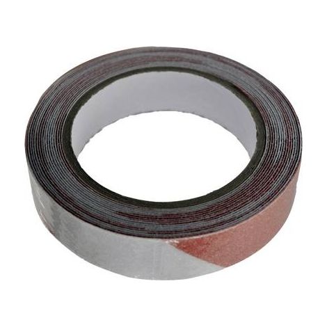 TOOLCRAFT ANST255M-RW Ruban adhésif d'avertissement ANST255M-RW rouge, blanc (L x l) 5 m x 25 mm 1 p (1/3)
