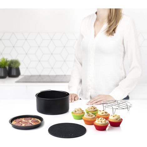 Zubehör Set 10 teilig für 3,2Liter Heißluftfritteuse Modelle 182020 und 182021 (1/5)