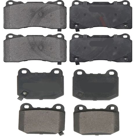 KIT PASTIGLIE FRENO ANTERIORI E POSTERIORI compatibile con MITSUBISHI LANCER VII (CSA.CTA) / PASTIGLIE FRENANTI AUTO OEM P 54 030,P 54 034 / SOSTITUZIONE DIRETTA / BASSA POLVERE / SILENZIOSO