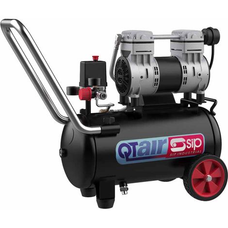 SIP QT 24/10 Low Noise Direct Drive Compressor - L71.1 x W33.7 x H60 cm