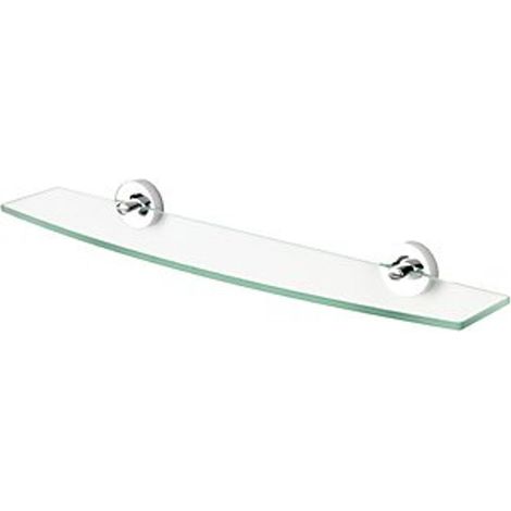 Geesa Luna tablette 60cm verre et chrome (1/5)
