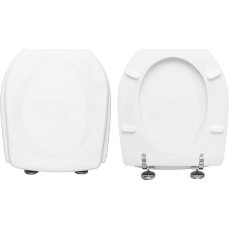 Copriwater Idea Pozzi Ginori legno rivestito in resina poliestere bianco (1/4)