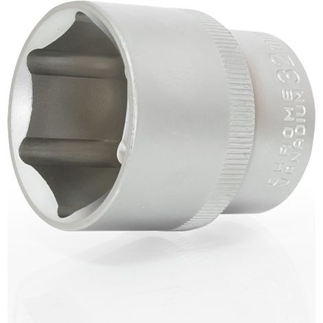 1/2'' kurze Stecknuss, 6-kant, satiniert, 8 mm (1/5)