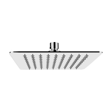 SOFFIONE DOCCIA QUADRO ULTRA SLIM ACCIAIO INOX- cm 25x25- DH- pezzi 1