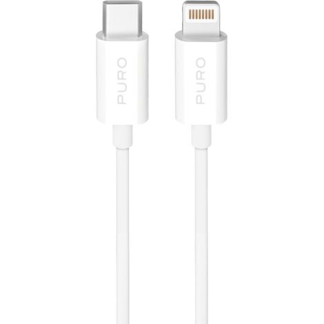 USB-C - iPhone Lightning TPE 20W 3m Kabel - Weiß (1/3)