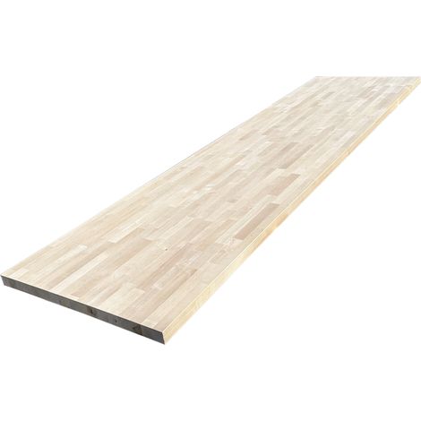 Plan de travail bouleau, L.2,5 m x l.65 cm, ep.3,6 cm