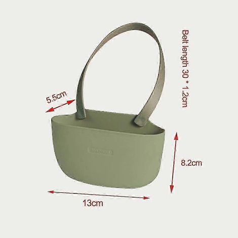 Accessoires d'évier de cuisine - égouttoir suspendu en silicone réglable et porte-savon,green (1/5)