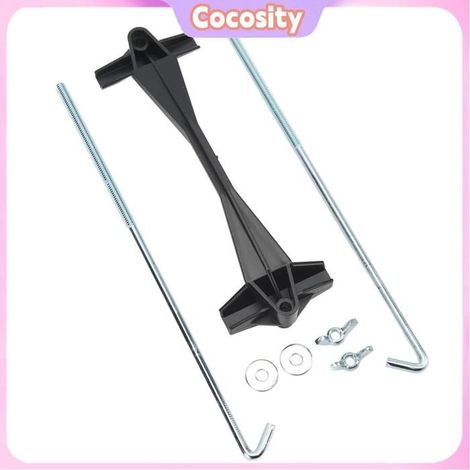 Boulons de maintien de batterie, pince de batterie de 7 pouces Kit d'écrous de boulons de maintien de 10 pouces Accessoires (1/4)