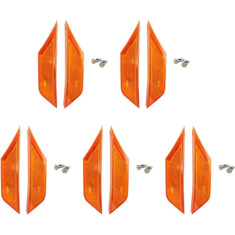 5 feux de position latéraux clignotants avec ampoule LED pour Honda Civic 2016-2020 34350TETH01 34300TETH01 (1/5)