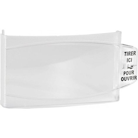 Volet de protection transparent pour déclencheur manuel référence 11206 (1/2)