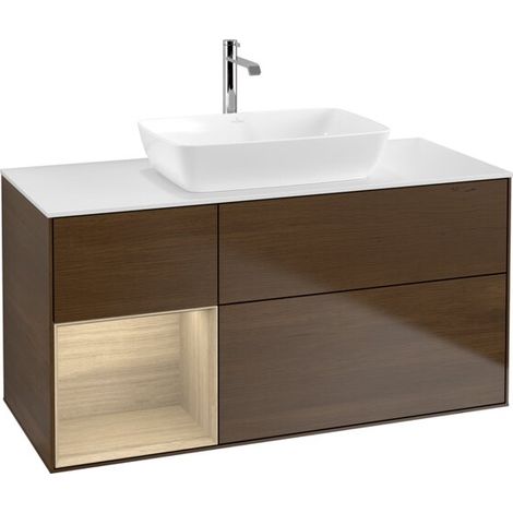 Villeroy & Boch F821PCGN Meuble sous-lavabo Finion F82 (1/2)