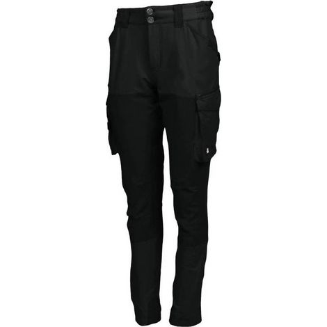 Pantalon de Travail Femme Loli - Taille 40 - Noir - Résistant et Confortable - D-Work