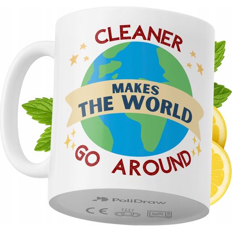 Mug humoristique pour femme de ménage, avec un texte amusant et un design graphique original. Idéal pour les anniversaires, les fêtes et les occasions spéciales. Mug premium pour la maison, le bureau  (1/5)