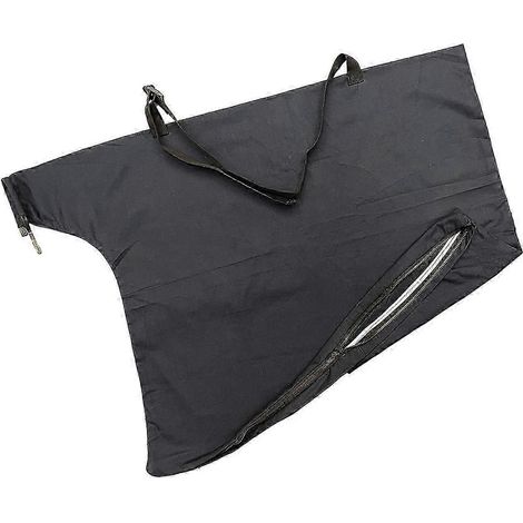 Sac de rangement sous vide à fermeture éclair, idéal pour le jardin, la pelouse, la cour ou le patio.-Black (1/5)
