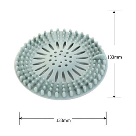 Évier de cuisine filtre d'égout couvercle de douche bouchon baignoire attrape-cheveux bouchon anti-colmatage drain de sol crépine accessoires de salle de bain couleur D