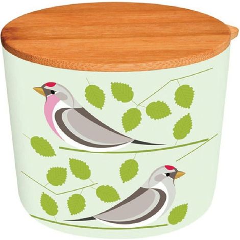 Pot en bambou - Oiseaux