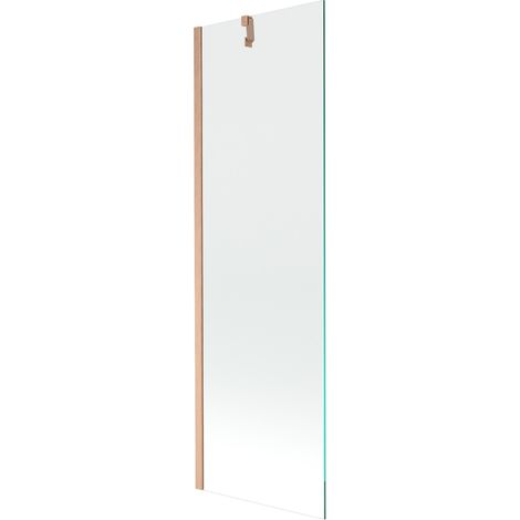 Mexen Next paroi de baignoire 1-volet 60 x 150 cm, transparent, cuivre brossé - 895-060-000-00-00-65 (1/5)
