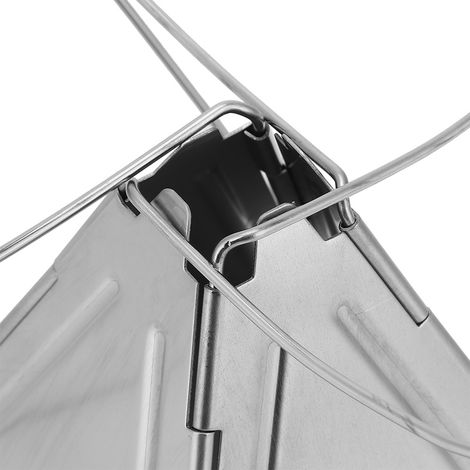 Réchaud à café pliable et portable en acier inoxydable pour camping, avec porte-filtre à café intégré. (1/5)