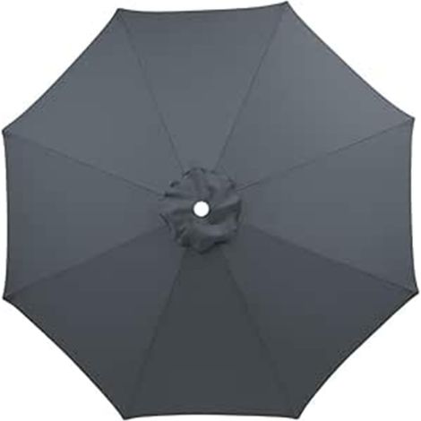 Auvent De Rechange De Parapluie Housse De Rechange 6/8 Baleines 3.0m, Toile De Remplacement pour Parasol De Terrasse, pour Parasol D'extérieur(Épaisseur:Gris,Size:3.0m-8 Baleines) (1/5)