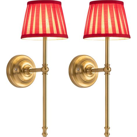 appliques murales rechargeable, lot de 2,LED en tissu avec batterie, éclairage à intensité variable avec 5200 mAh et télécommande sans fil pour salon, chambre, couloir(Schwarz) (1/5)