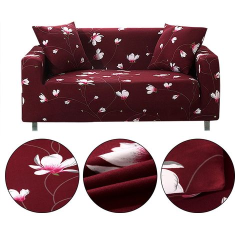Housse de canapé imperméable, élastique et anti-poussière, protection pour coussins (pour causeuse) (1/5)