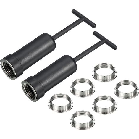 G9 Anneau Adaptateur Abat Jour Réducteur Lumière Douille 8Pcs Lampe Support Remplacement M20 avec 2Pcs Démontage Outil Ensemble (1/5)