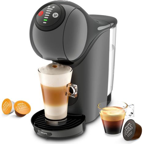 Nescafé Dolce Gusto Krups Machine à café dosettes multi-boissons, 0,8 L, Taille des boissons ajustable, Machine à espresso, Cafetière compacte, Arrêt automatique, Genio S KP243B10 (1/5)
