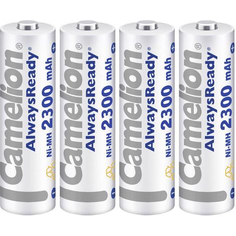 Camelion  AA/HR6  2300mAh  Batterie ricaricabili AlwaysReady Ni-MH  4 pezzi (1/3)