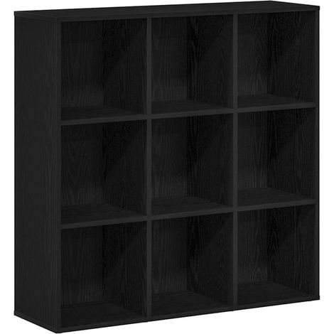Maison Exclusive - Bücherregal Eiche Schwarz 98x29x97,5 cm Holzwe