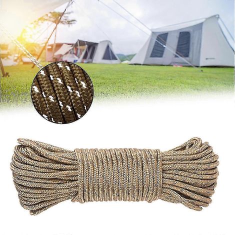 Corde de tente, accessoires pour cordes de tente, corde de camping haute résistance (1/5)